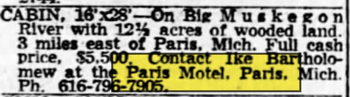 Paris Motel - Apr 1968 Ad (newer photo)